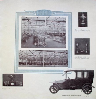 Mathis Automobiles Modelprogram 1913 Carbrochure  (0631)